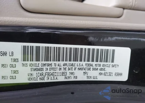 2014 Jeep Grand Cherokee Limited from USA, damaged, VIN 1C4RJFBG4EC111853